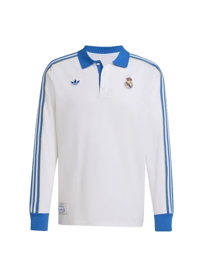 Adidas Real Madrid Icon Long Sleeve Polo